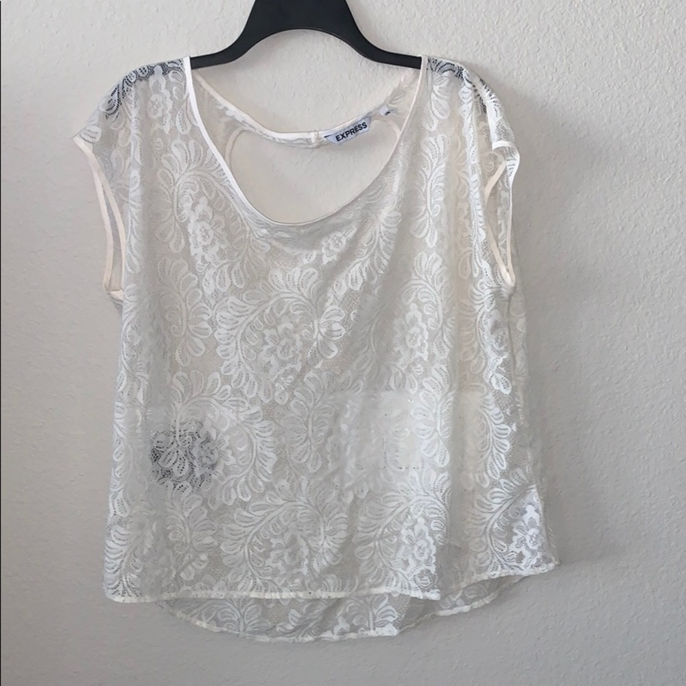 Express Lace Layering Top